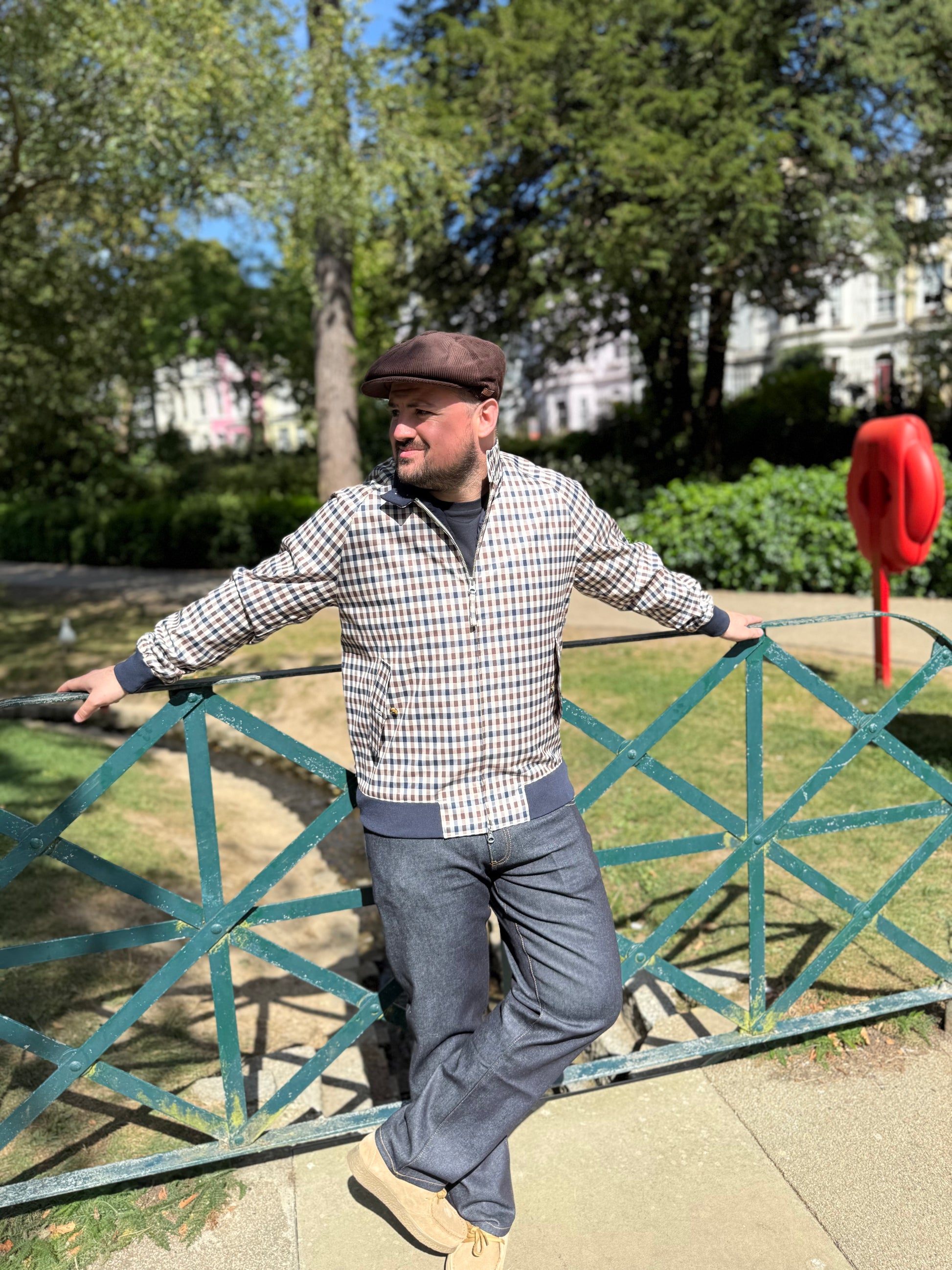 Aquascutum Active Archival Harrington Club Check - RD1 Clothing