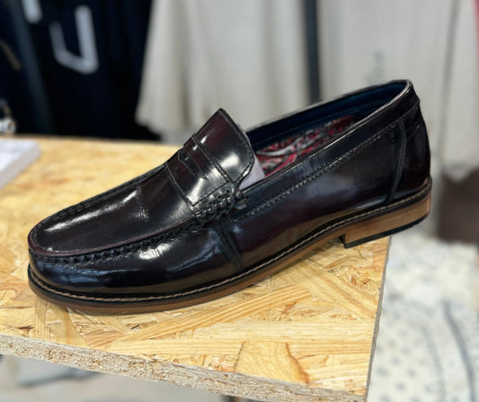 Roamers Penny Loafer Oxblood