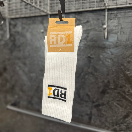 RD1 Sports Socks White