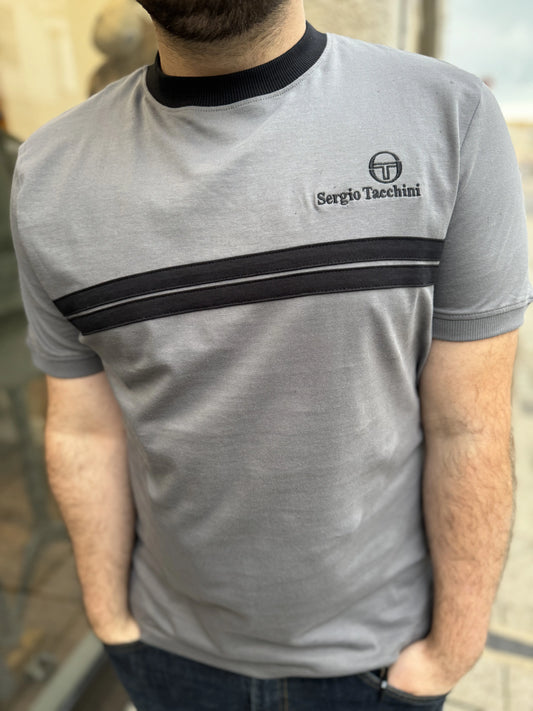 Sergio Tacchini Supermac T Shirt Quite shade/Black