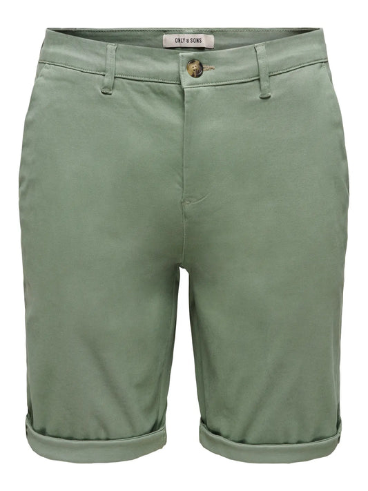Only & Sons Onssaul Chino Short Sea Spray