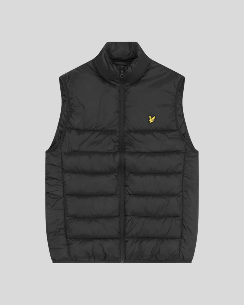 Lyle & Scott Wadded Gilet In Jet Black