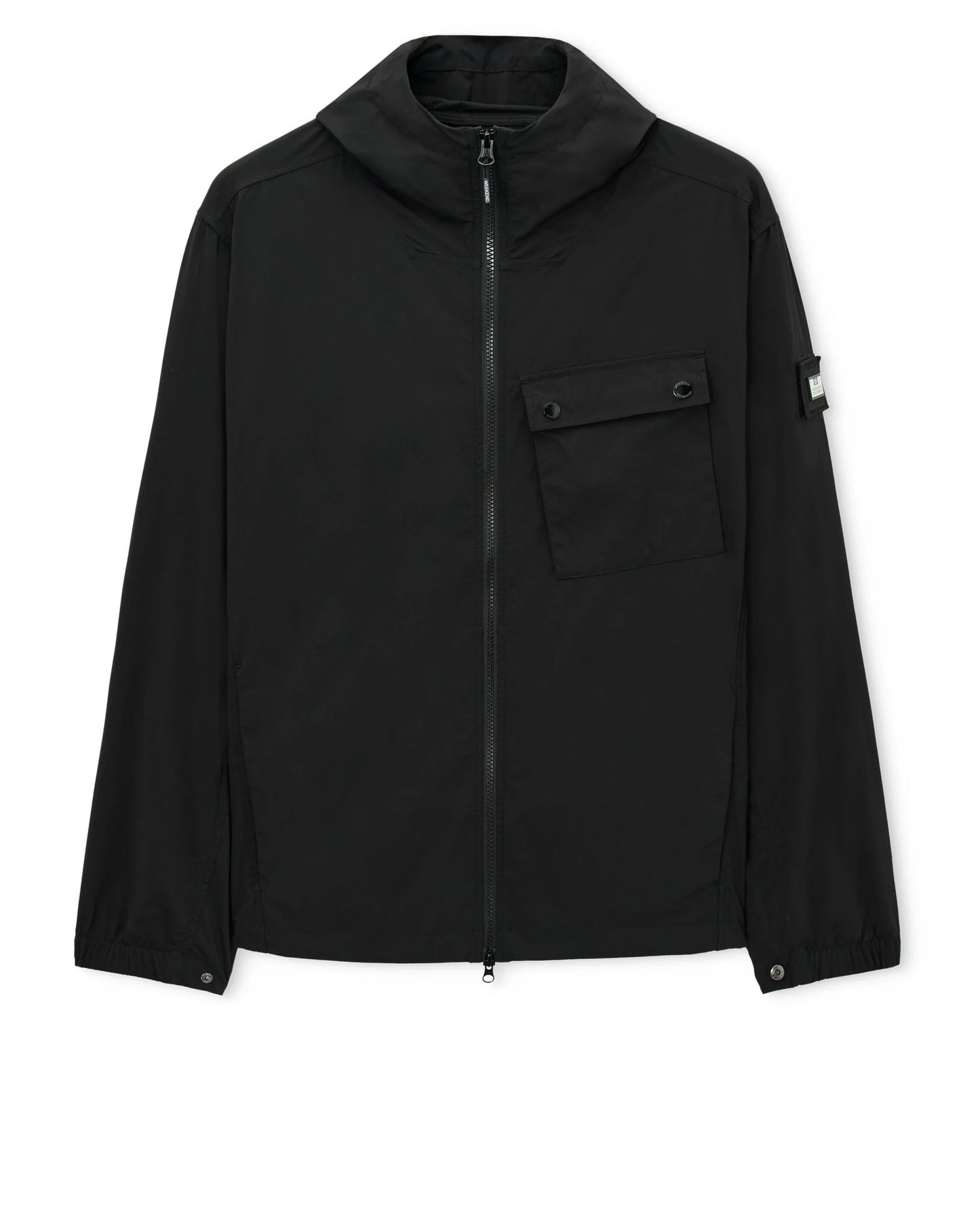 Weekend Offender Temara Technical Windbreaker Jacket in Black - RD1 Clothing