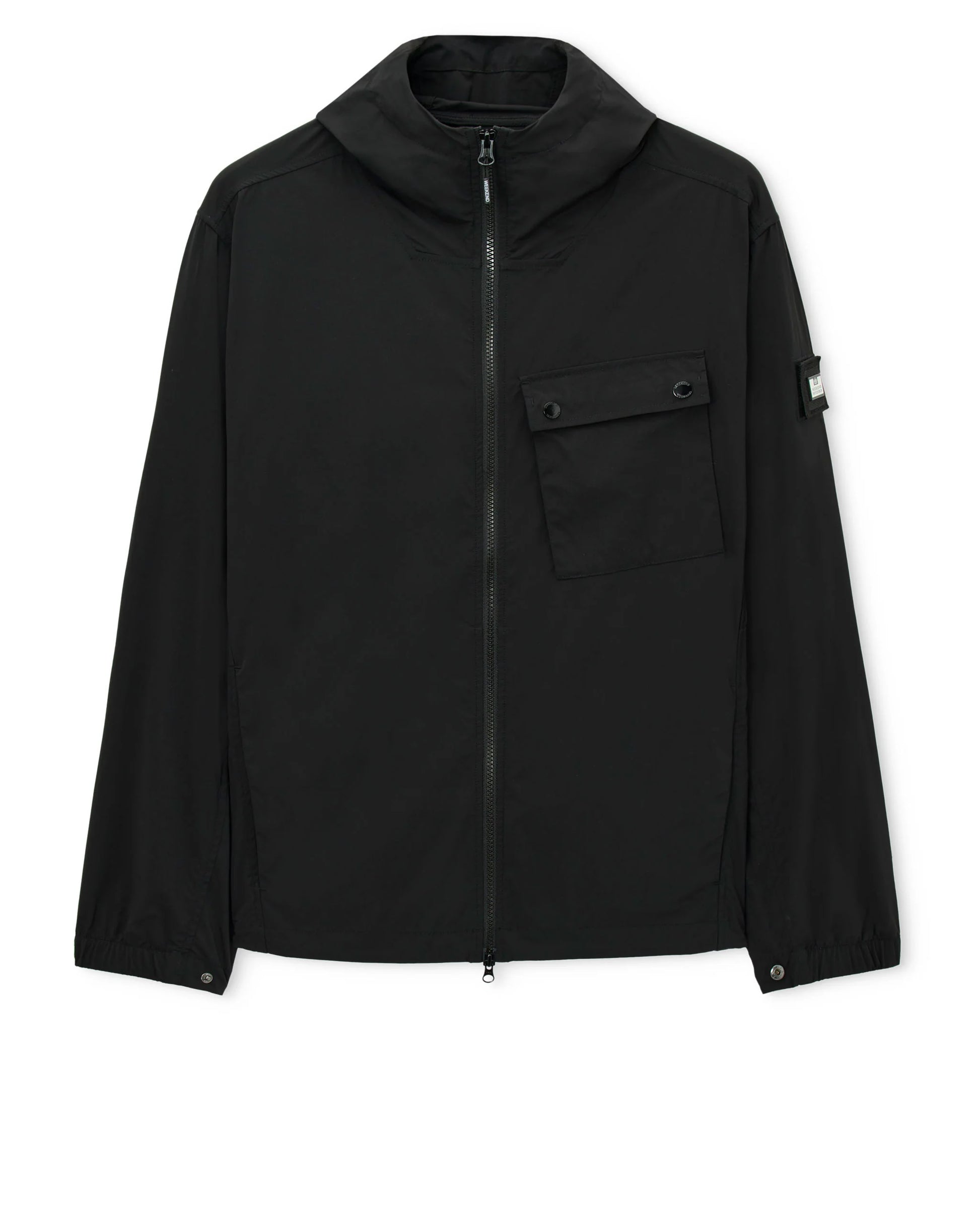 Weekend Offender Temara Technical Windbreaker Jacket in Black - RD1 Clothing