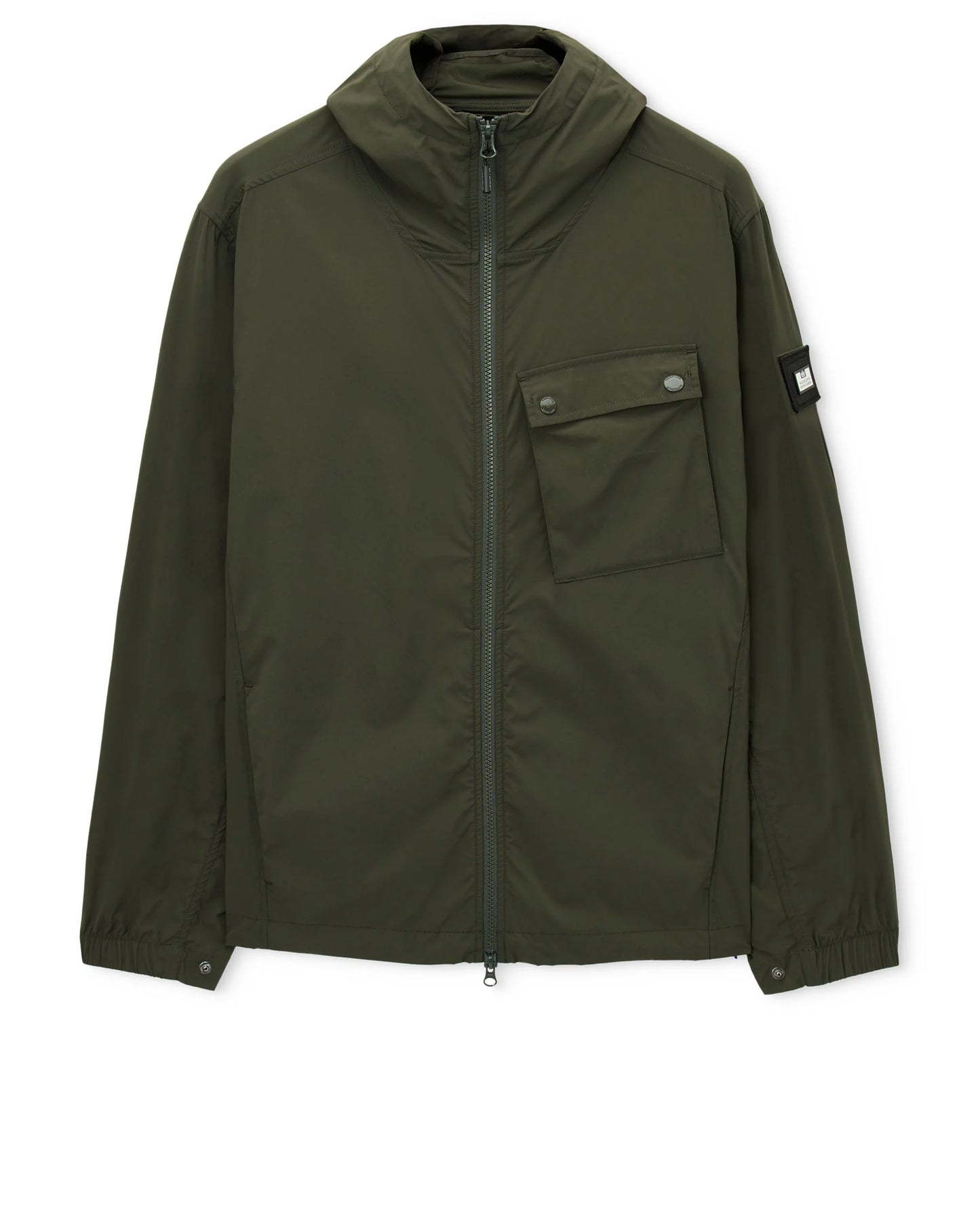 Weekend Offender Temara Technical Windbreaker Jacket in Black Forest - RD1 Clothing