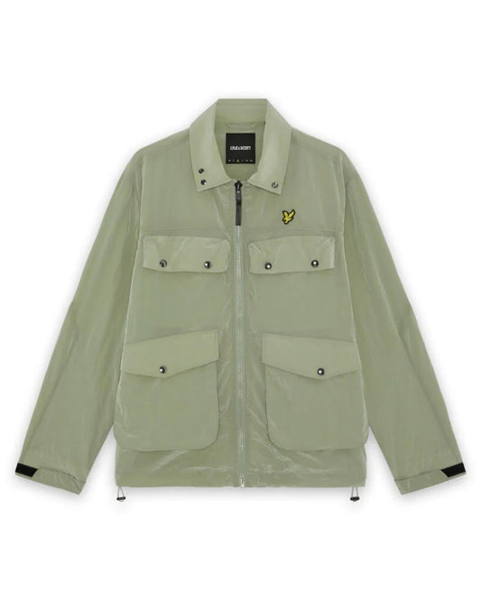 Lyle & Scott 4 Pockets Blouson Jacket Smoke Olive