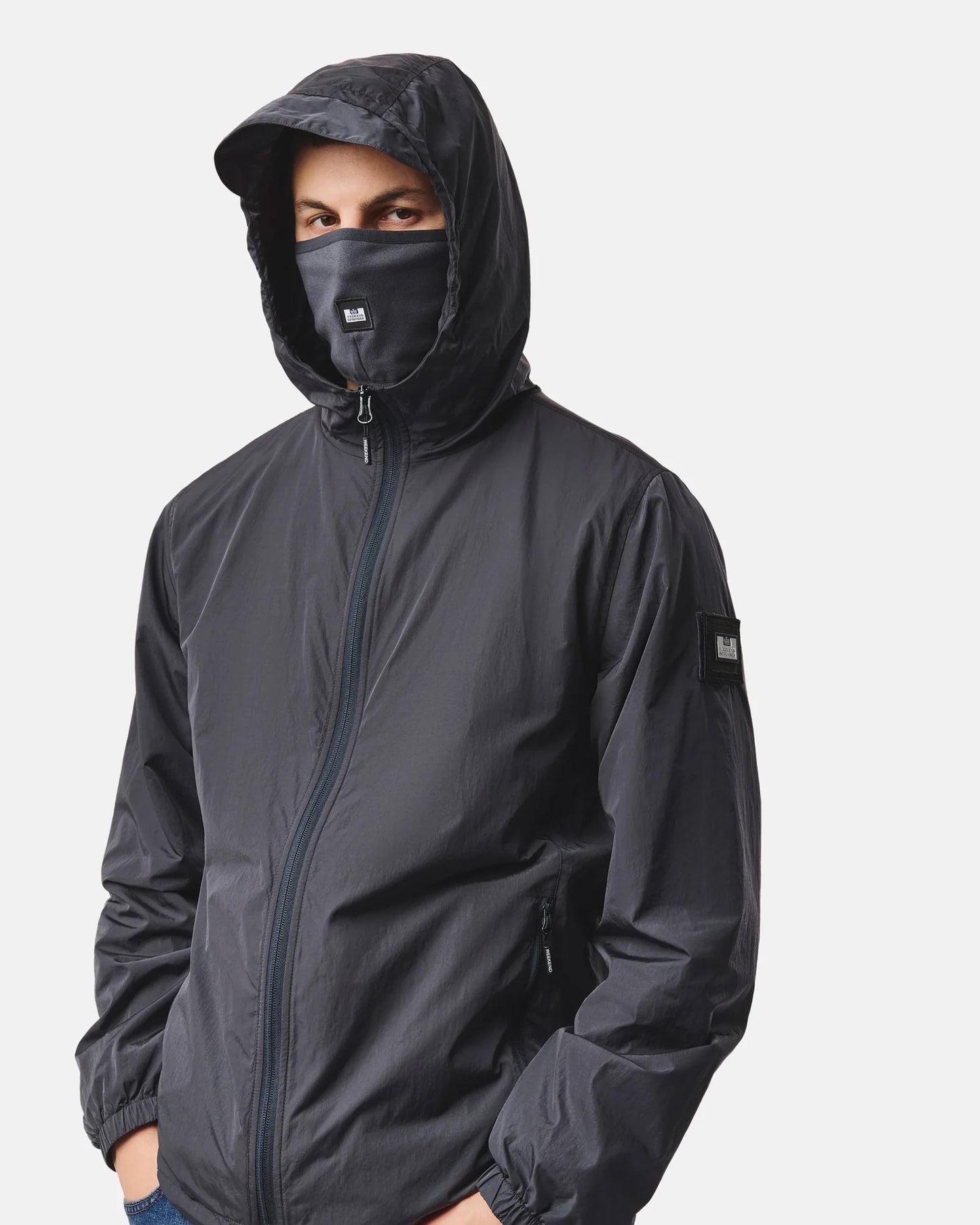 Weekend Offender Technician Fleece Lined Jacket Ash Grey