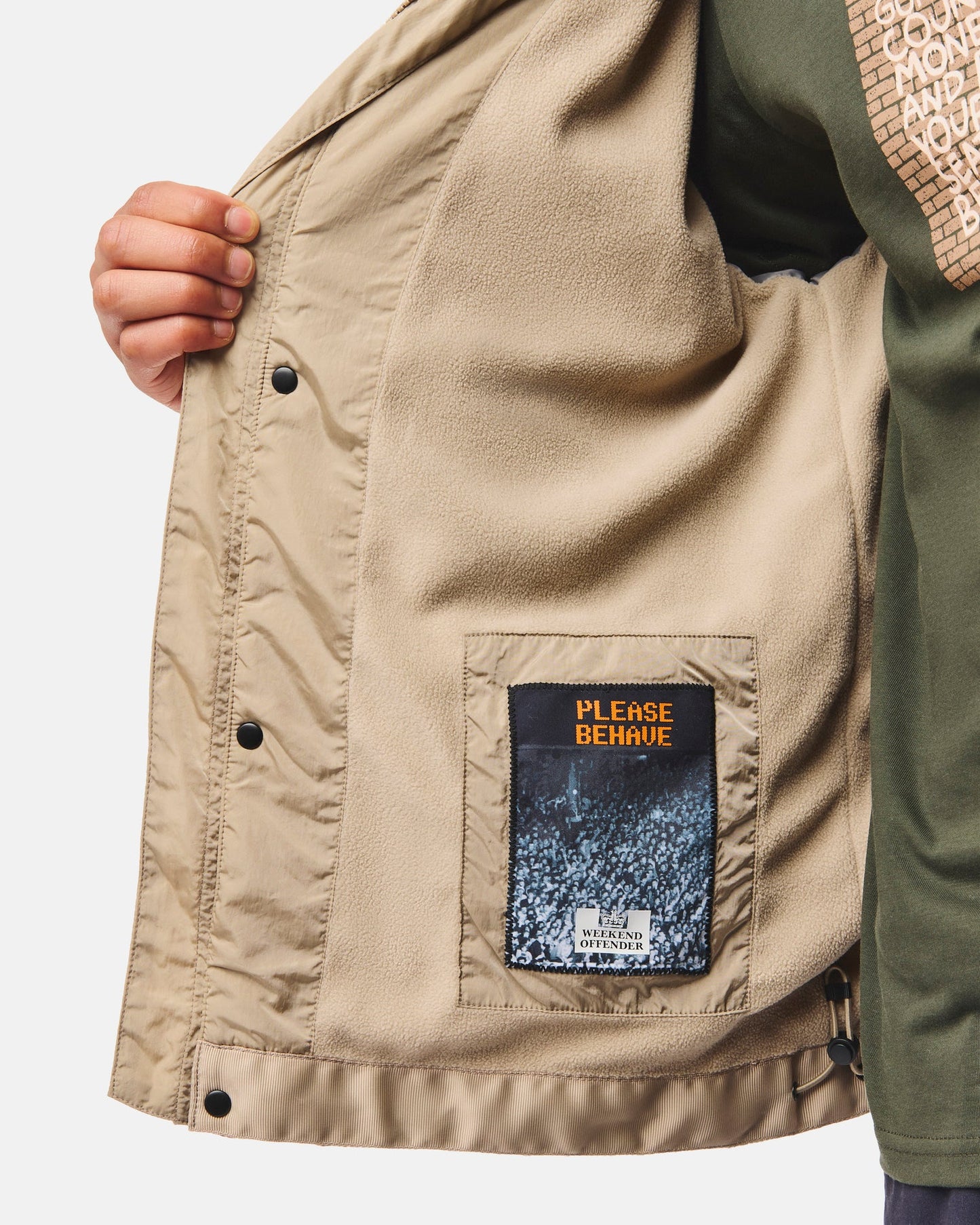 Weekend Offender Tralee Windbreaker Jacket Rock