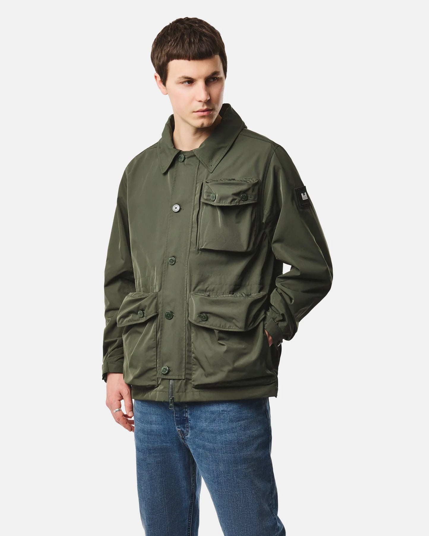 Weekend Offender Harpocrates Field Jacket Black Forest Green
