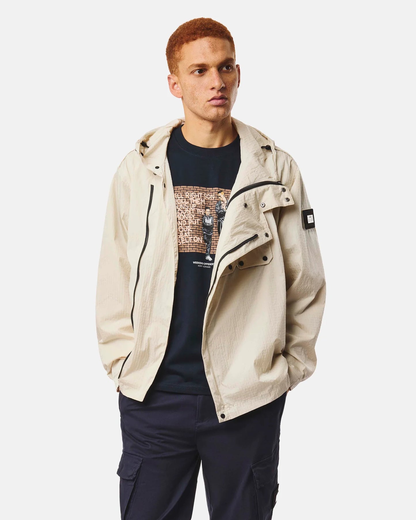 Weekend Offender Montreux Overhead Jacket Calcium