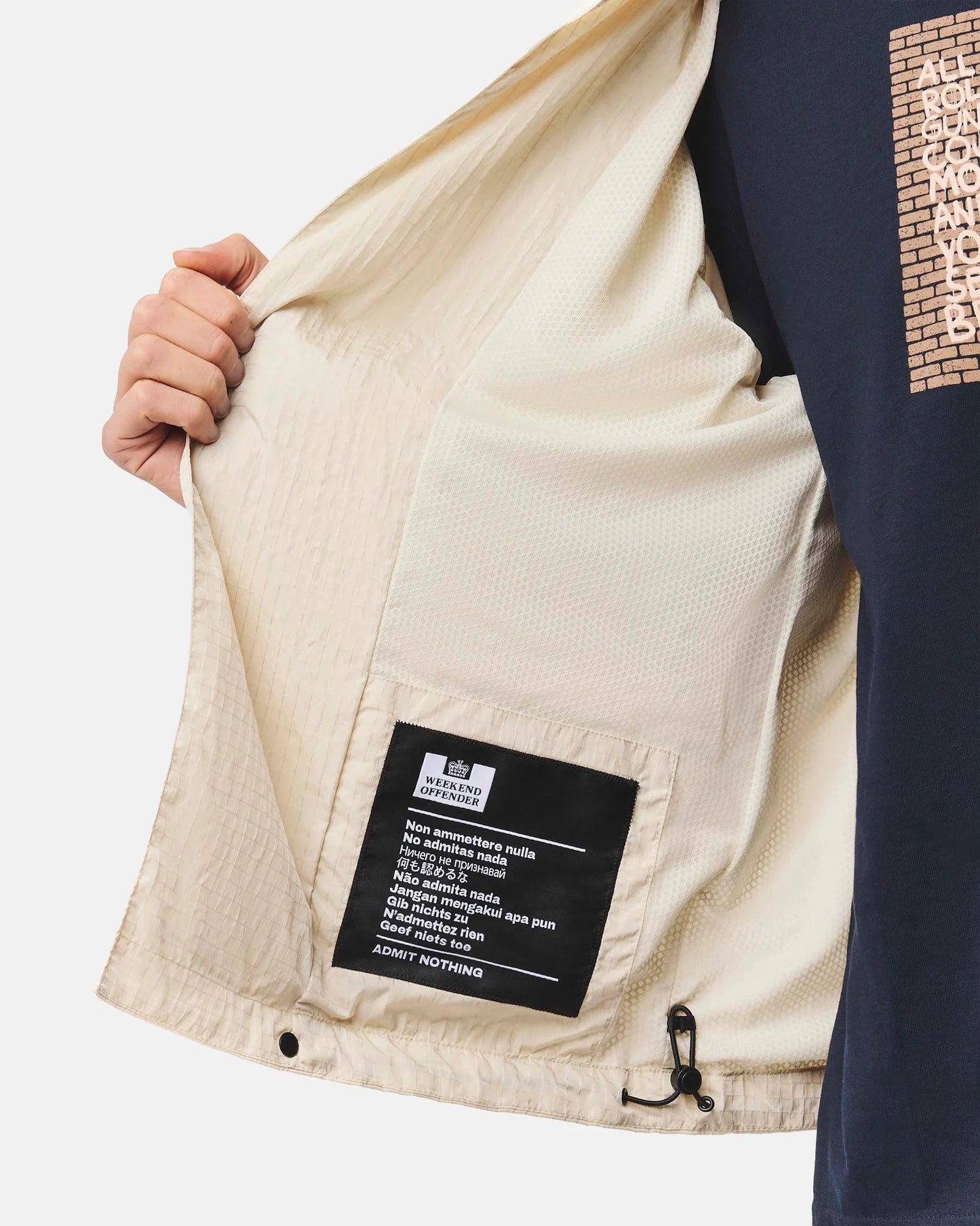Weekend Offender Montreux Overhead Jacket Calcium