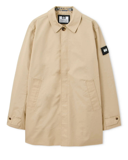 Weekend Offender Whitehouse Mac Jacket Stone/House Check Back - RD1 Clothing