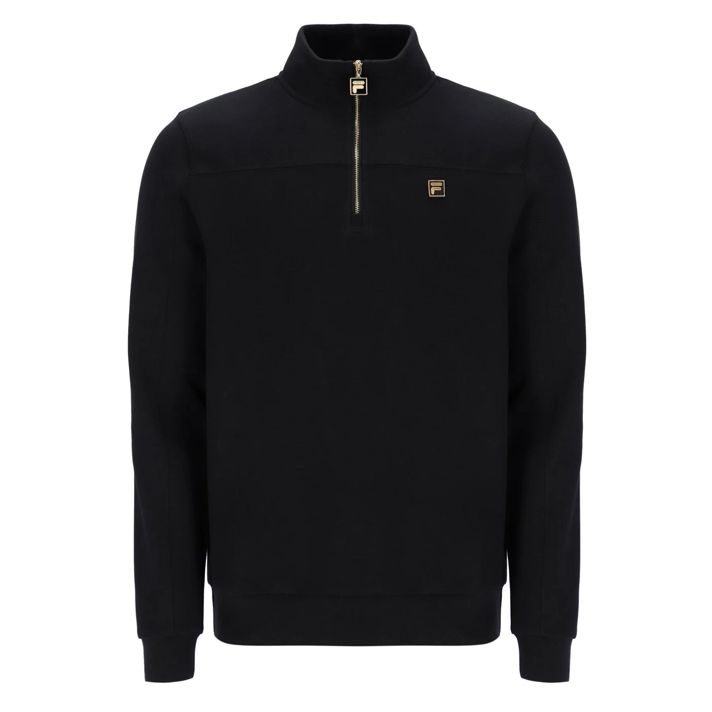 Fila Gold Kevin Half Zip Sweatshirt in Black