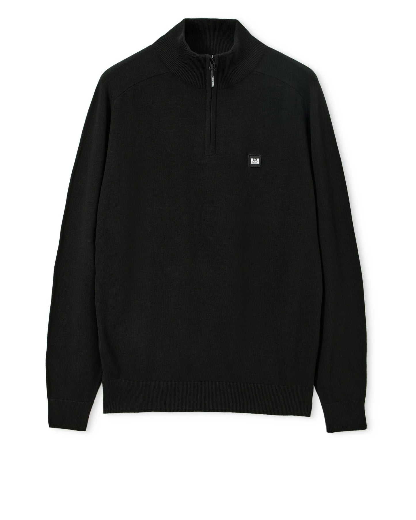 Weekend Offender Pierre Quarter Zip Jumper Black