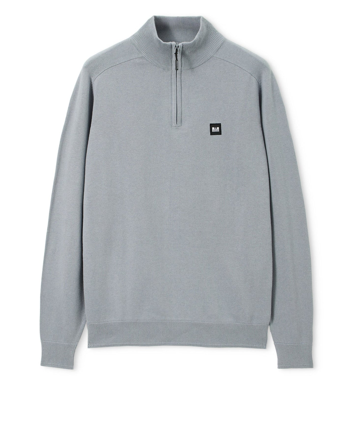 Weekend Offender Pierre Quarter Zip Jumper Porpoise Grey