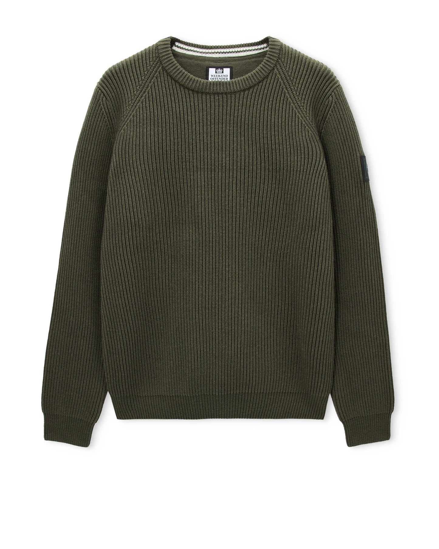 Weekend Offender Morello Jumper Black Forest Green
