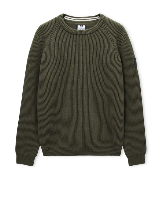 Weekend Offender Morello Jumper Black Forest Green