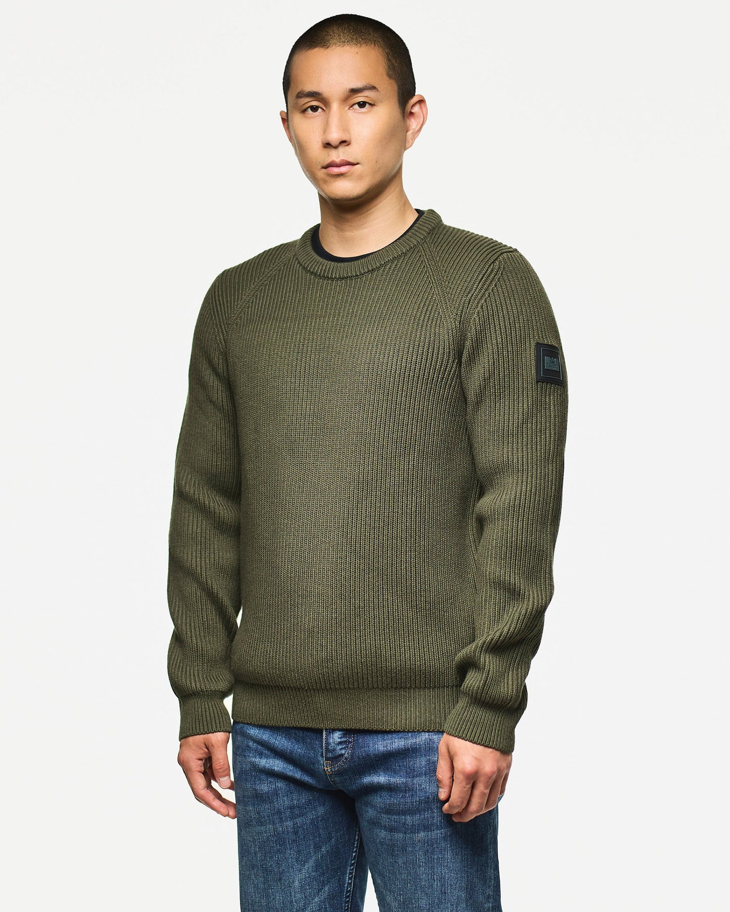 Weekend Offender Morello Jumper Black Forest Green