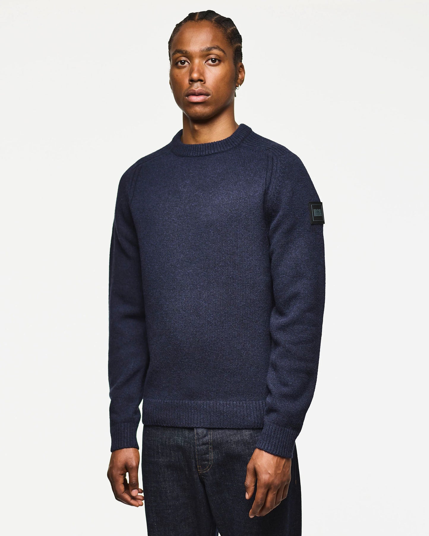 Weekend Offender Zagreb Wool Jumper Navy