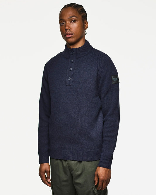 Weekend Offender Castillos Wool Jumper Navy