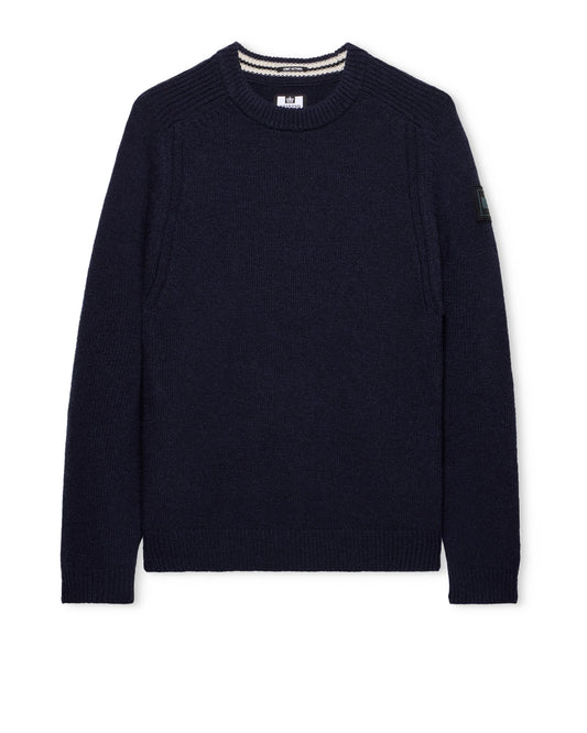 Weekend Offender Zagreb Wool Jumper Navy