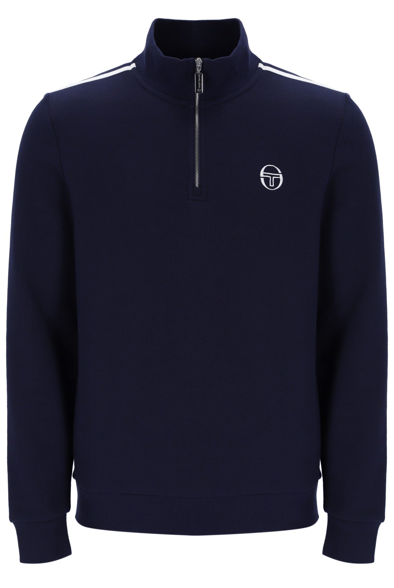 Sergio Tacchini Locchi Quarter Zip Maritime Blue/White - RD1 Clothing