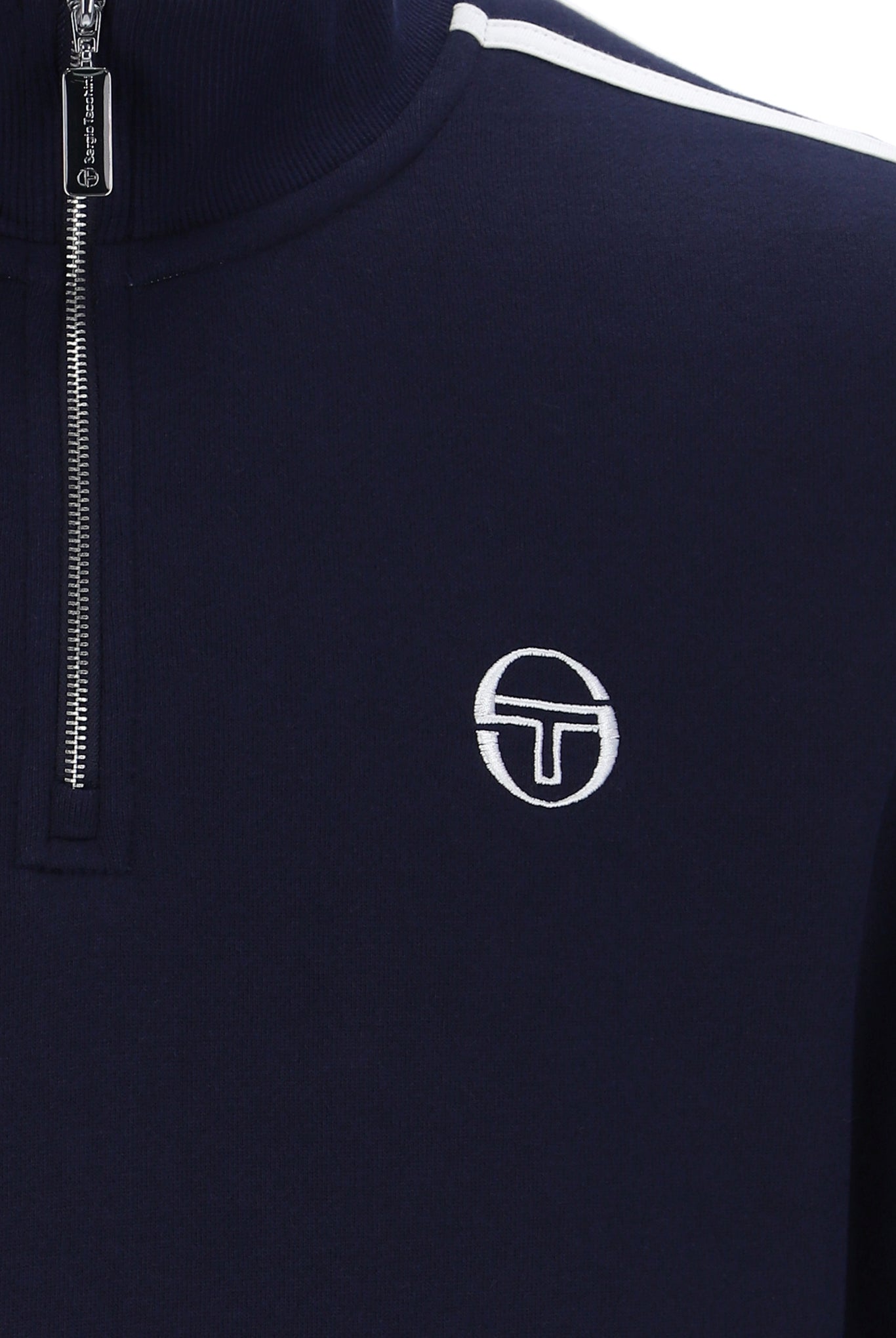 Sergio Tacchini Locchi Quarter Zip Maritime Blue/White - RD1 Clothing
