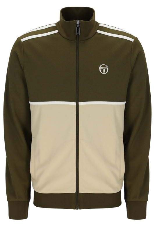 Sergio Tacchini Locchi Track Top Dark Olive/Mojave Desert/Gardenia - RD1 Clothing