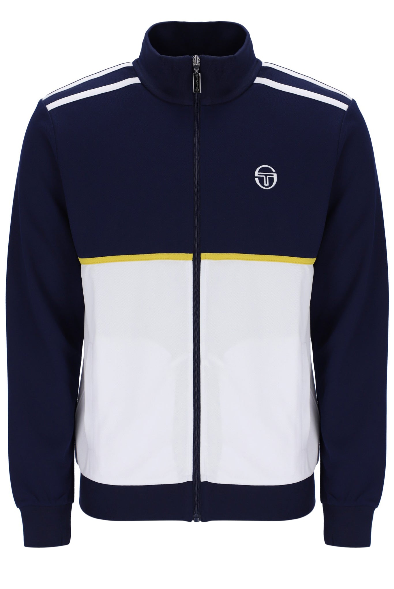 Sergio Tacchini Locchi Track Top Maritime Blue/White/Mango Mint - RD1 Clothing