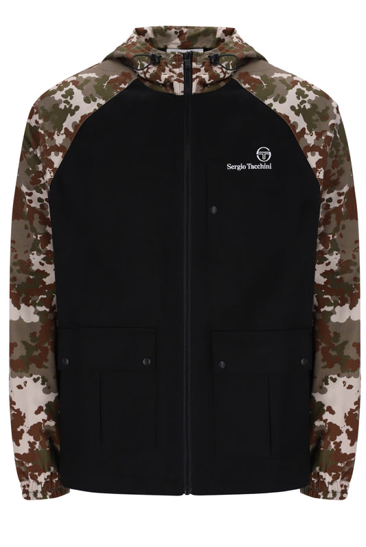 Sergio Tacchini Mancini Hooded Jacket Camo/Black