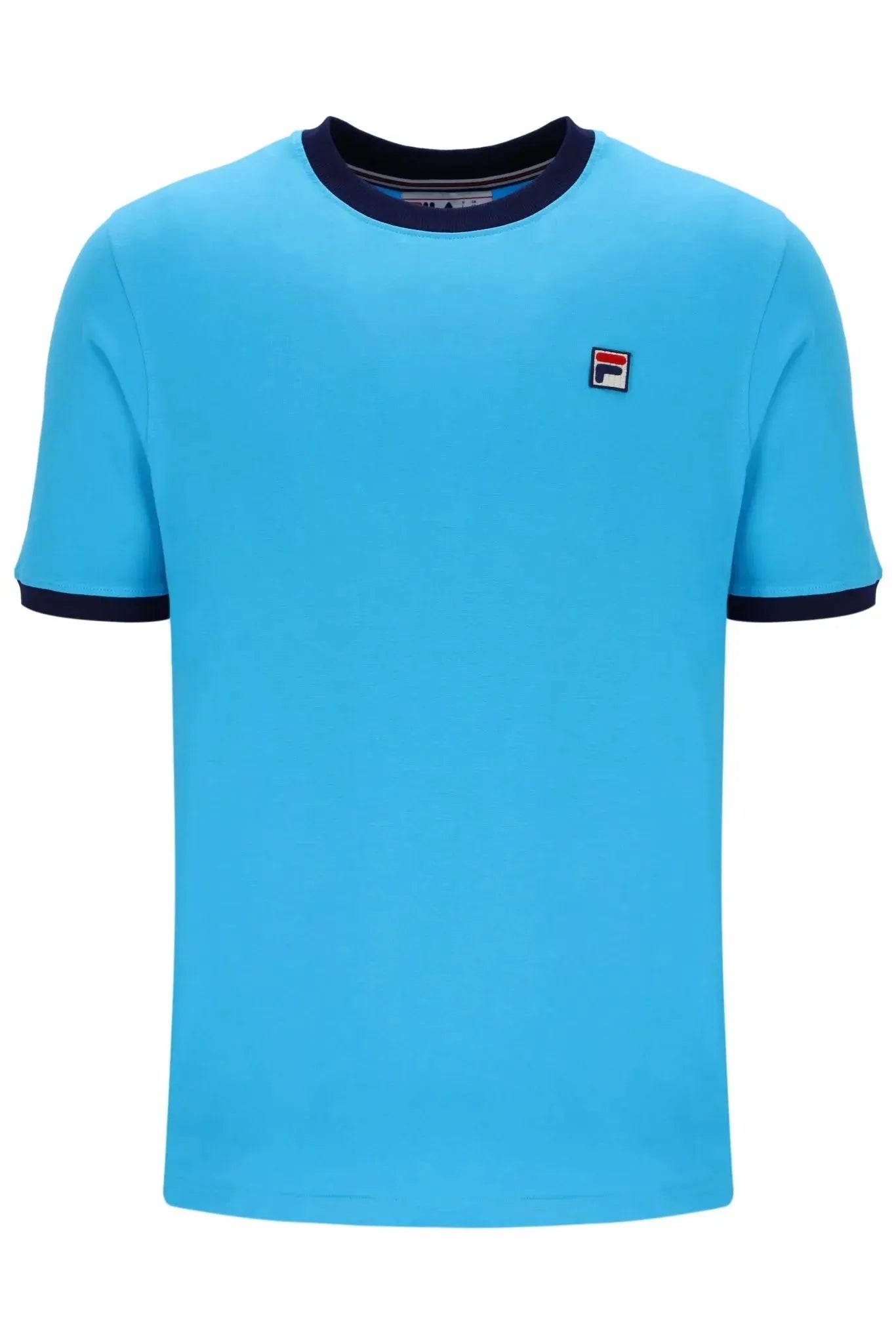 Fila Marconi T-Shirt In Cyan Blue/Fila Navy