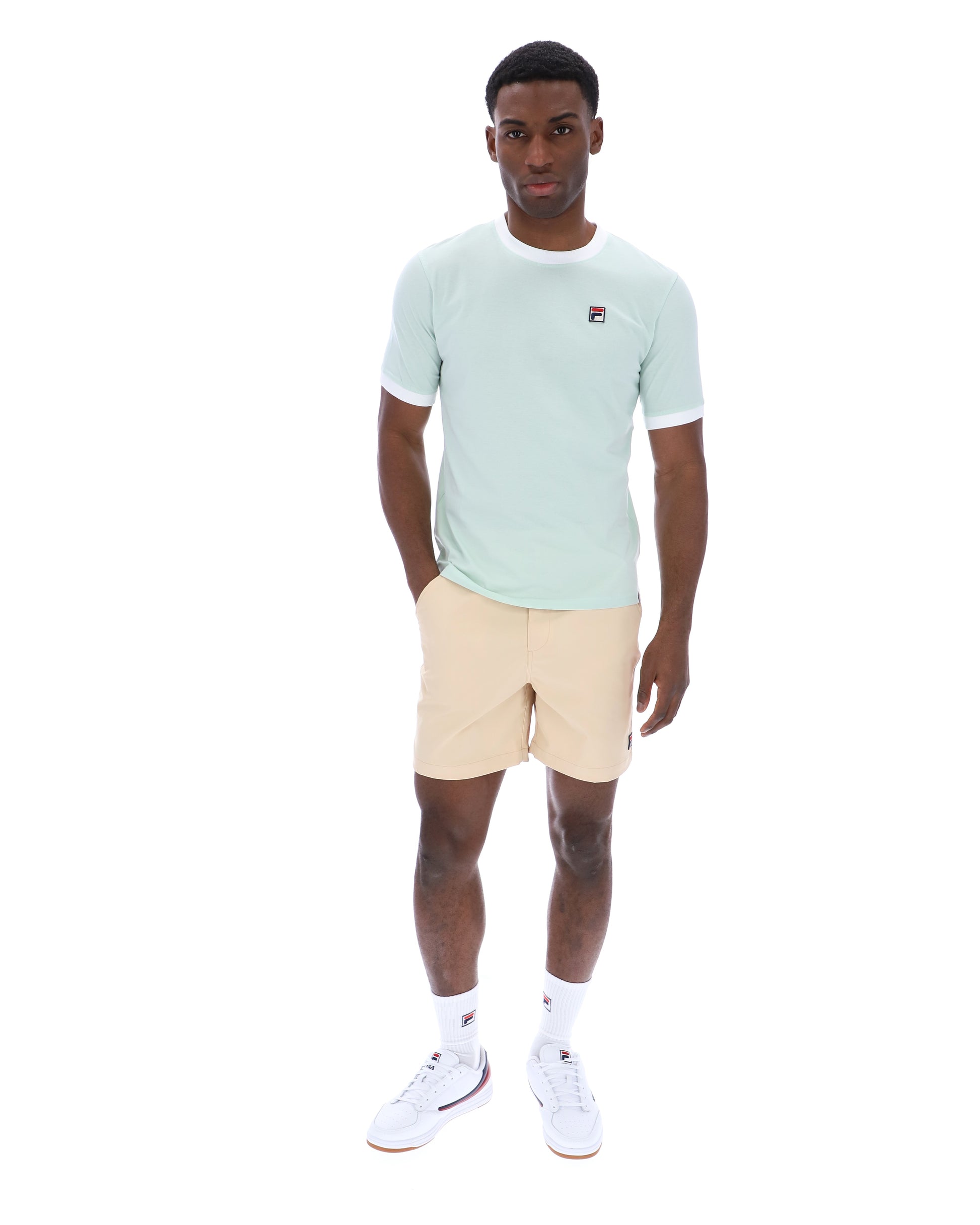 Fila Marconi T-Shirt In Surf Spray/White - RD1 Clothing