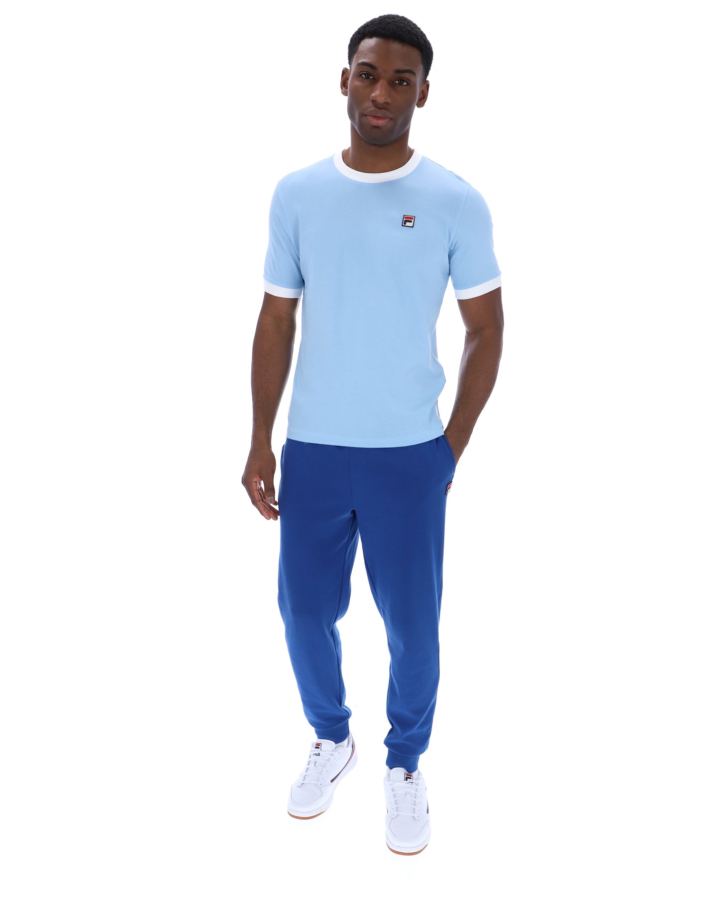 Fila Marconi T-Shirt In Frozen Fjord/White - RD1 Clothing