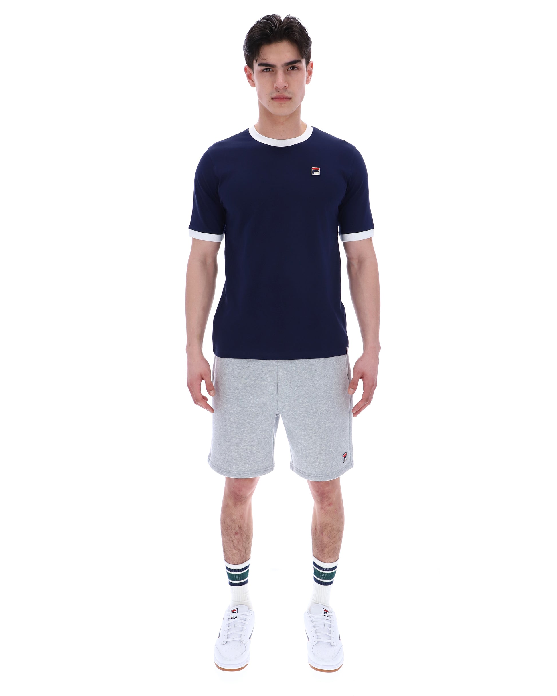 Fila Marconi Ringer T-Shirt Navy - RD1 Clothing
