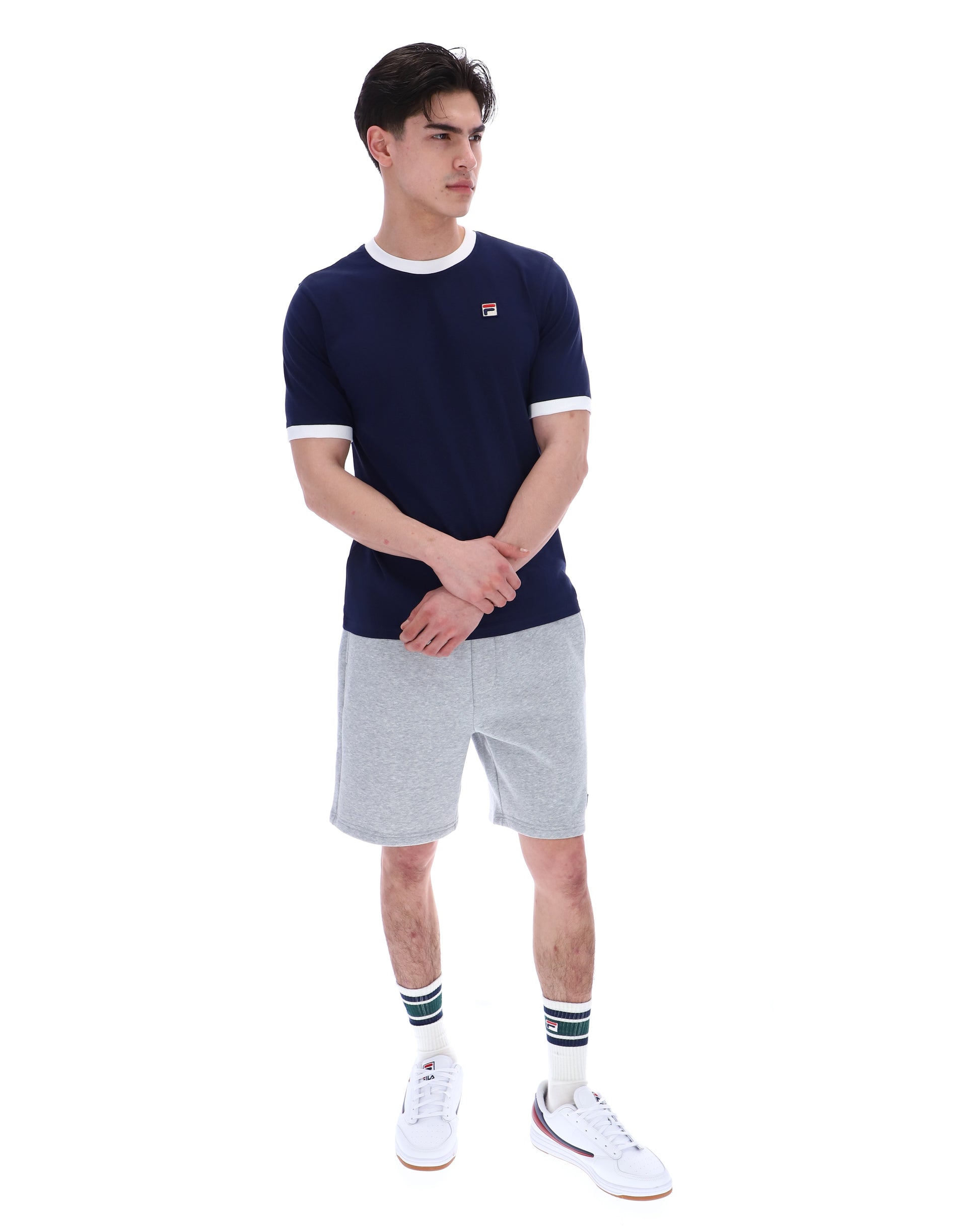 Fila Marconi Ringer T-Shirt Navy - RD1 Clothing