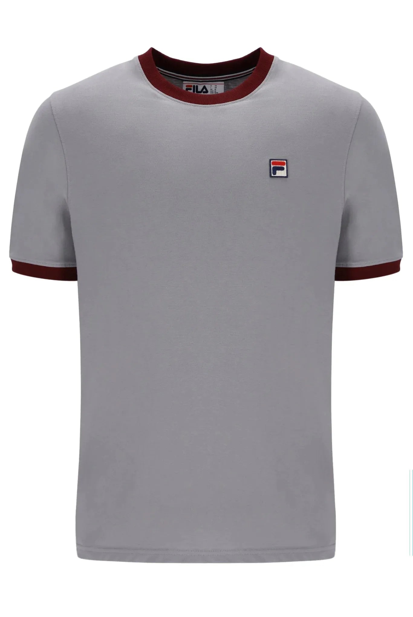 Fila Marconi T-Shirt In Sharkskin/Windsor Wine