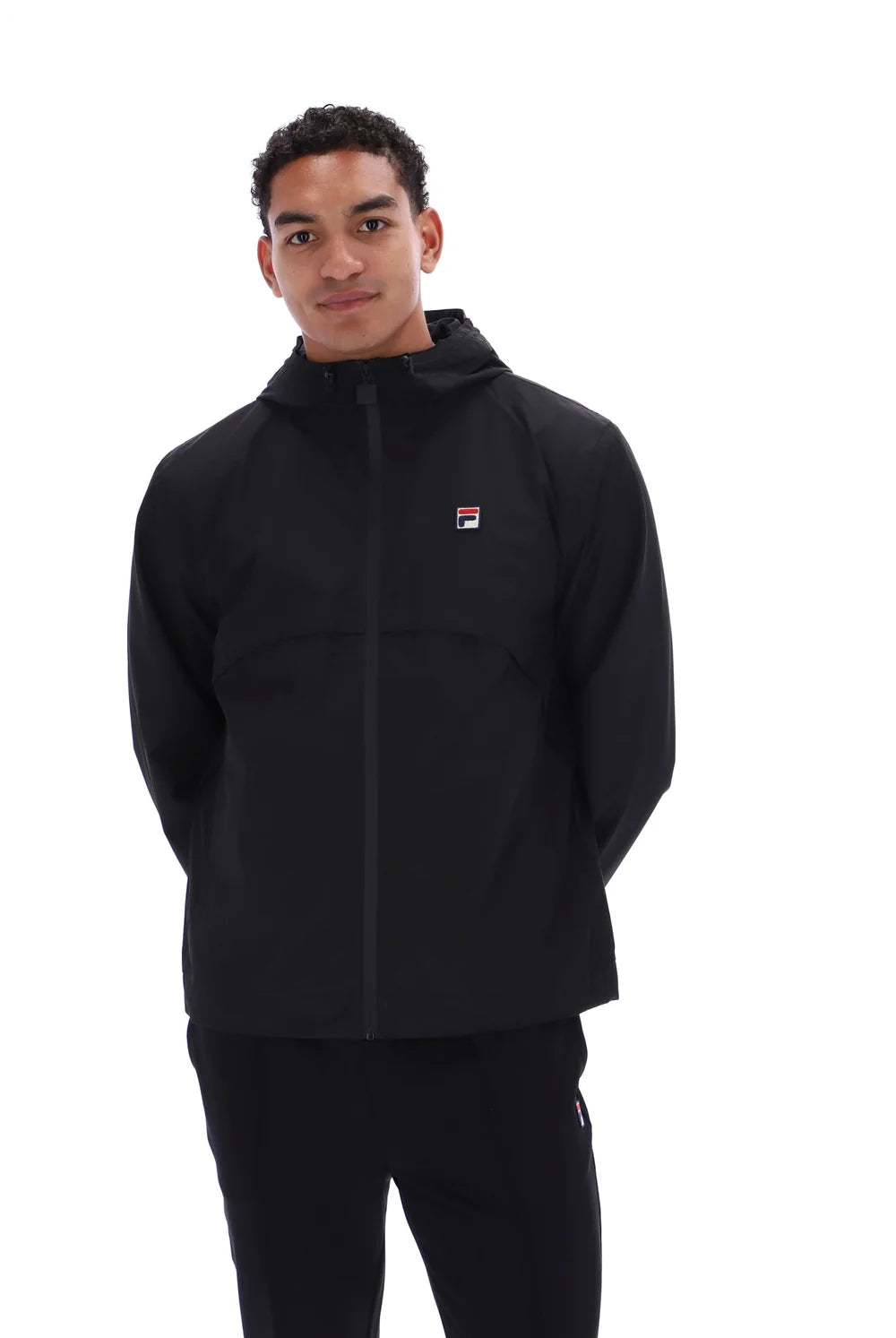 Fila Vintage Marcos Full Zip Jacket Black