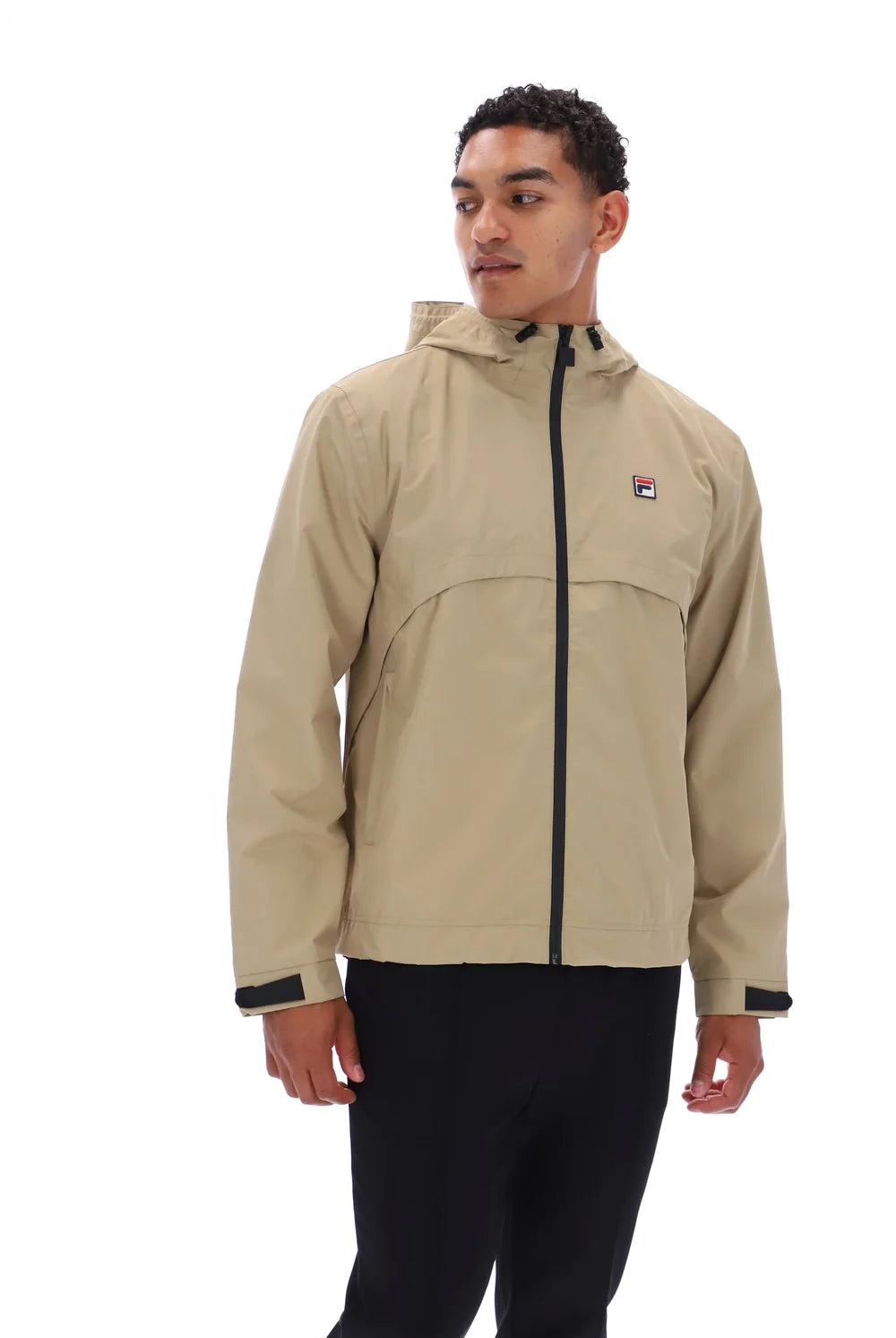 Fila Vintage Marcos Full Zip Jacket Chinchilla/Gardenia