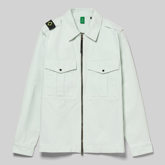 MA.STRUM Isotope Overshirt Frost jacket with a sleek design, featuring durable fabric and a modern fit, perfect for layered outdoor wear.