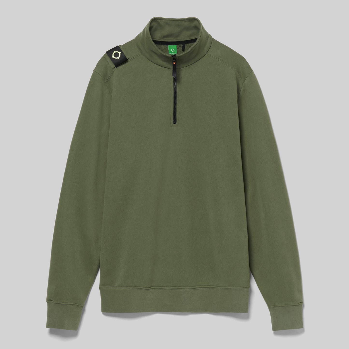 MA.STRUM Training Quarter Zip Sweatshirt Bronze Green