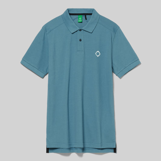 MA.STRUM Pique Polo Shirt Aegean Blue - RD1 Clothing