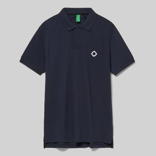 MA.STRUM Pique Polo Shirt Navy - RD1 Clothing