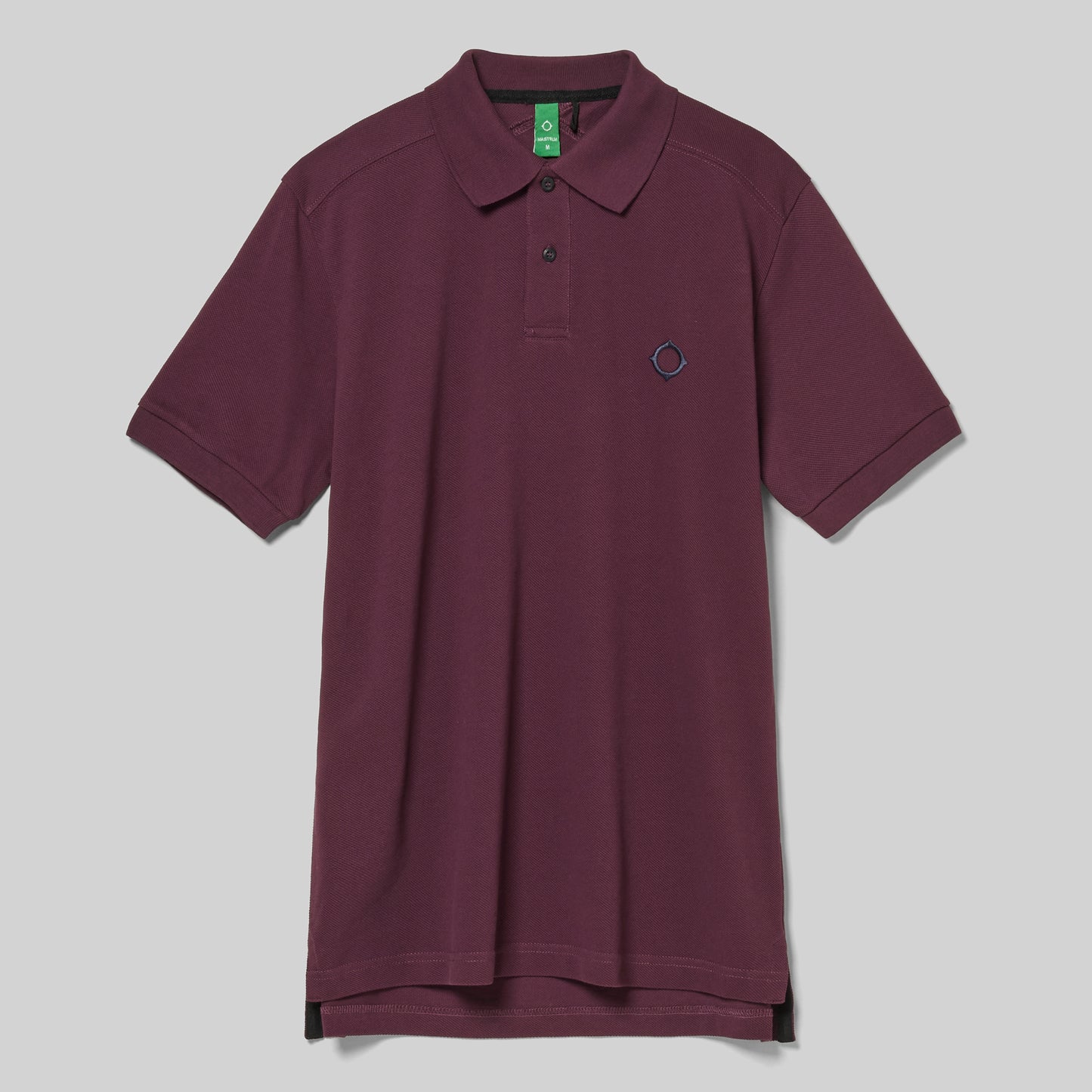 MA.STRUM Pique Polo Wine