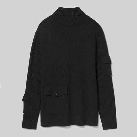 MA.STRUM Traction 5 Pocket Sweater Black