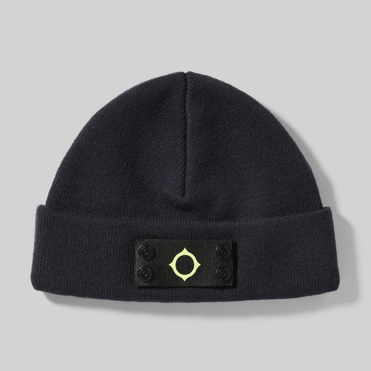 MA.STRUM Badge Beanie Navy