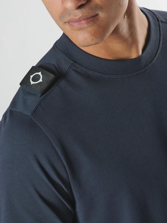 MA.STRUM Badge Tee Navy