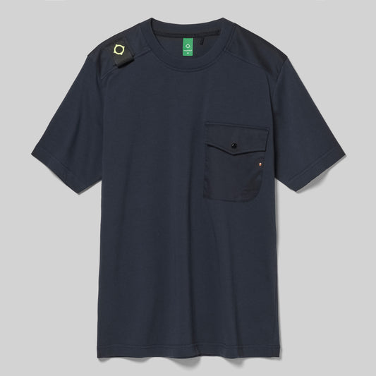 MA.STRUM Sark Pocket T-Shirt Ink Navy