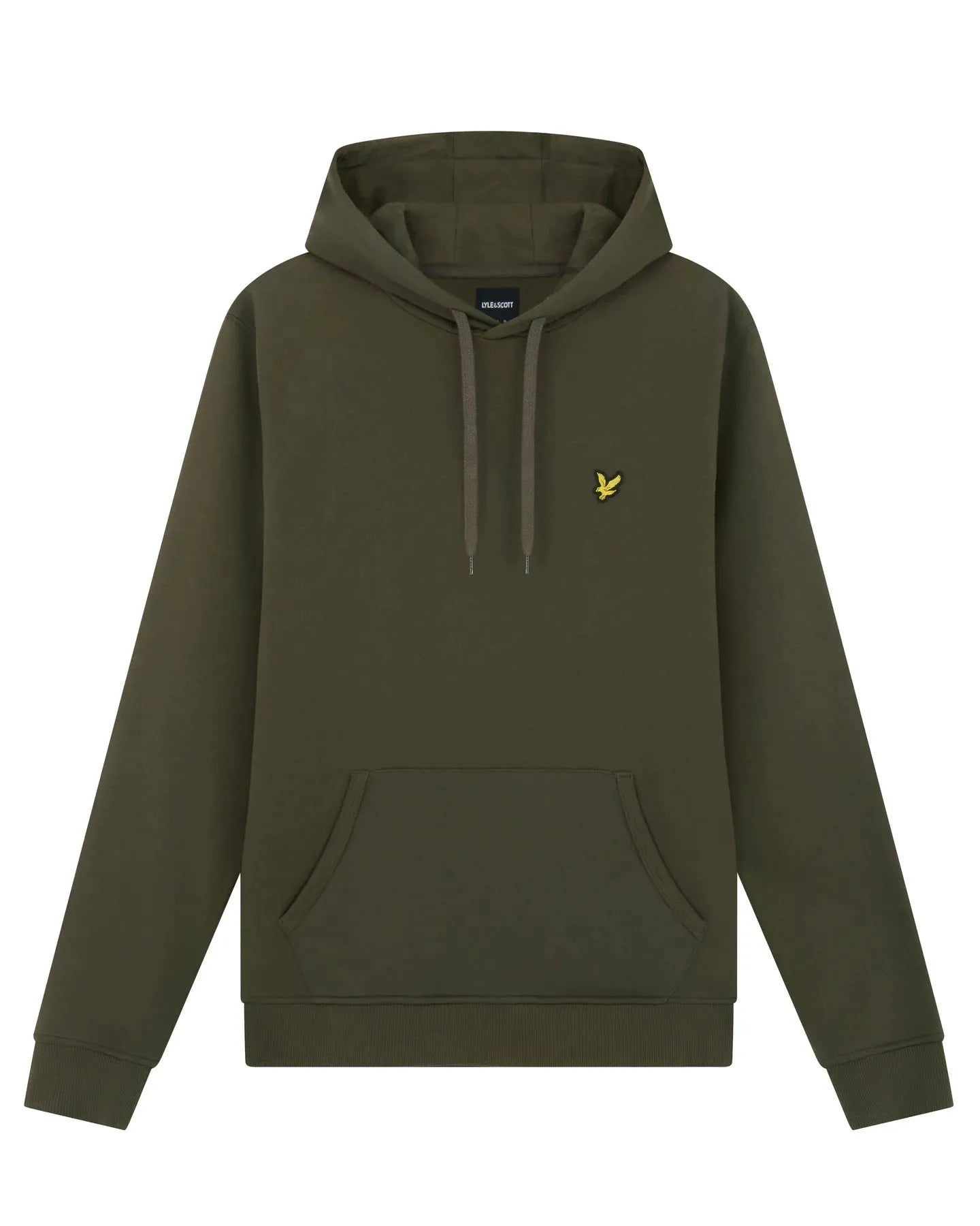 Lyle & Scott Pullover Hoodie In Olive