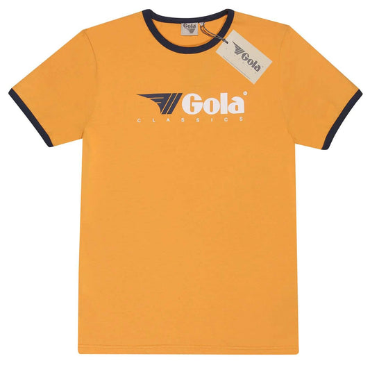 Gola Priinted Ringer T-shirt Gold/Black - RD1 Clothing