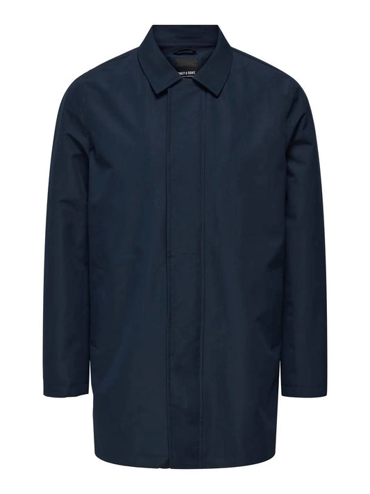 Only and Sons Hall Coat Navy - RD1 Clothing